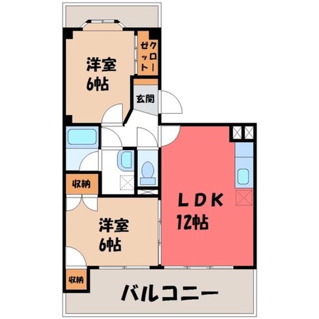 東宿郷駅 徒歩30分 3階の物件間取画像